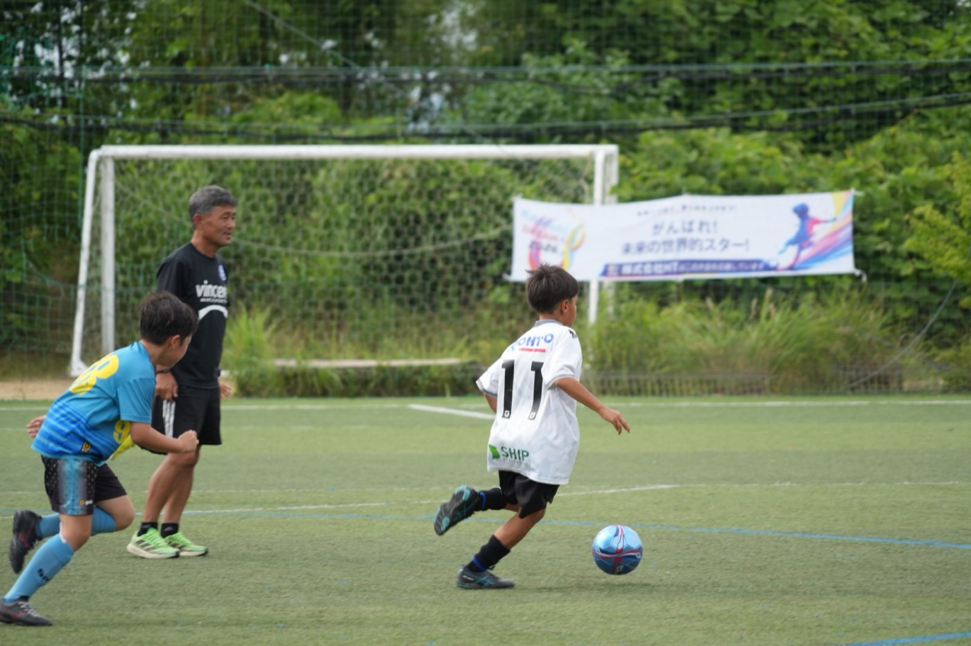 国際青少年サッカー交流の様子